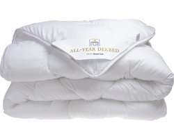 Vitality Pur All Year Dekbed - 140x200 - Eenpersoons - Enkeldekbed Voor Alle Seizoenen - Ademend & Vochtregulerend - Anti Allergie & Huisstofmijt - Luxe Hotelkwaliteit - Warmteklasse 3 - Zomer & Winterdekbed