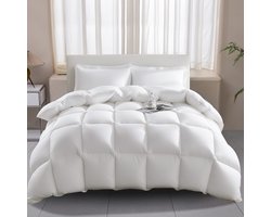 WELLOS Donzen Dekbed – Ganzendons – 4 Seizoenen – 100% Katoen – 155x220 cm
