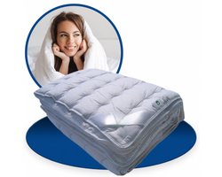 Zavelo Cotton Luxury - Wasbaar 4-seizoenen Dekbed - 100% Zuiver Katoen - Dekbed 140x200 - Zomerdekbed & Winterdekbed - Dekbedden - Geschikt voor Alle Seizoenen (Wasbaar op 90°C)