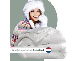 Zavelo - Dik Hollands Donzen Dekbed - 4-Seizoenen Dekbed - Warmteklasse 1 - Extra Dik - Heerlijk Warm - Lits-Jumeaux (240x220 cm)