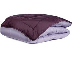 Zelesta Comfort Paars & Lila 140x200cm - Dekbed zonder overtrek - 30 dagen proefslapen - Wasbaar hoesloos dekbed - Bedrukt dekbed - All Year Winterdekbed & Zomerdekbed