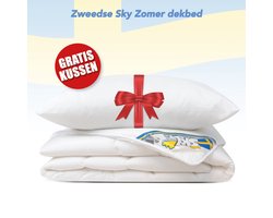 Zomer dekbed + 1 Hoofdkussen - Tweepersoons - Dekbed Set - 200x220 cm