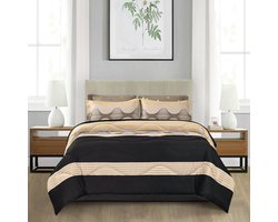 Zorgmatras.com® - Wasbaar hoesloos dekbed zonder overtrek met kussenslopen - Bedrukt met print - Patroon Emma - All year dekbed