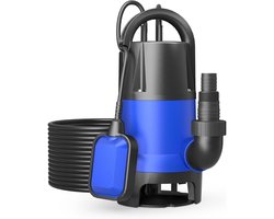 Aurixi® Dompelpomp Vuil Water en Schoon – Gemakkelijk en Praktisch – Waterpomp Elektrisch - Blauw - 38cm x 29cm x 20cm