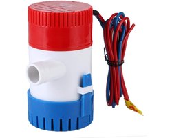 Automatische bilgepomp 750 gph DC dompelpomp - zeeboot accessoires - krachtige zeewaterpomp voor vijvers, zwembaden, stille spa's, dompelboot caravan (12 V)