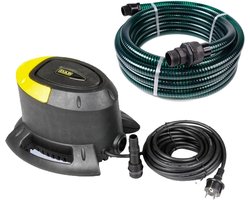 DAB Eurocover + Afvoerslang 7 meter - Dompelpomp - Vlakzuigpomp - Vlakzuiger - Startklaar Pakket - 6500 l/u
