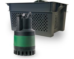 DAB Nova Up 180 M-NA + Krat + Slang 7 m - Dompelpomp / Dweilpomp - 7.500l/h - 280W - Dweilpomp water 1mm