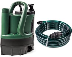 DAB Verty Nova 400 M-A + afvoerslang 7 meter - Dompelpomp - Vlakzuigpomp - Vlakzuiger - Startklaar Pakket