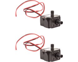 DC 12V Mini Water Pump - 2 Stuks - Water Pump - Brushless Submersible Water Pump - Spuitmonddiameter 8 mm - Geschikt voor Zwembaden, Aquariums en Visvijvers