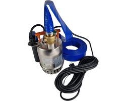 Deltaline Wateroverlast Dompelpompset 9,6 m3/h met flotter automatic en 15 meter platte slang 32 mm afneembaar