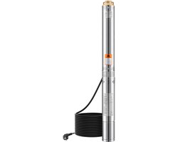 Diepe Bron Dompelpomp, 750 W, 100 L/Min Debiet, 7498cm Opvoerhoogte, Roestvrij Staal, Ip68 Waterdicht, voor IndustriëLe Irrigatie en Thuisgebruik