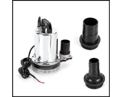 Dompelbare Riool- en Vuilwaterpomp 12V – Elektrische Sump- en Septic Pump – Duurzaam en Compact – Hoog Debiet 6000L/H – Roestvrij Staal – Voor Schoon en Vuil Water – Lichtgewicht en Efficiënt