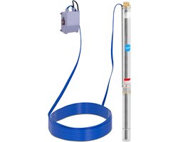 Dompelpomp - 70 mm / 2,75'' - 3600 l/h - 750 W - 20 m kabel / 84 m opvoerhoogte - RVS - hillvert