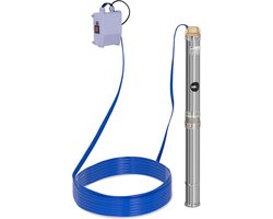 Dompelpomp - 70 mm / 2,75'' - 3800 l/h - 370 W - 20 m kabel / 37 m opvoerhoogte - RVS - MSW