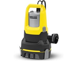 Dompelpomp met vlakafzuiging en niveausensor voor vuilwater - 17.000 l/u, max. 7 m diep