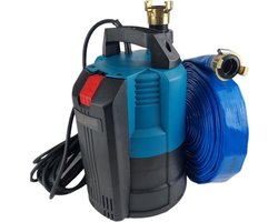 Dompelpomp Vlakzuigend tot 2 mm , 6 m³/h , 230 V , IPC 550 met 10 meter slang 32 mm met geka koppeling