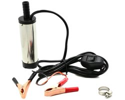 elektrische dieselpomp - overhevelingspomp 12 volt - 40 watt - mini olie hevelpomp - hevelpomp - geko