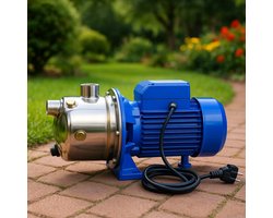 GEKO Hydrofoorpomp - Zelfaanzuigend - 1100W - RVS - 60 l/min - 8 bar