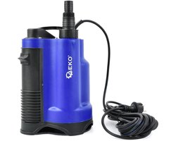 GEKO Krachtige dompelpomp - 750W - Met interne vlotterschakelaar - Voor vuil water - Kunststof behuizing