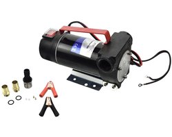 GEKO Zelfaanzuigende dieselpomp - 12V DC - gietijzeren behuizing - 40 L/min - 3 m zuighoogte