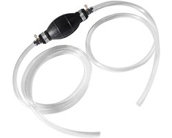 Handpomp - Waterpomp - Benzinepomp - Draagbare brandstoftransportpomp - Universele waterpomp voor olie en diesel met een totale slanglengte van 2 m