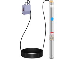 hillvert - Dompelpomp - 85 mm / 3,35'' - 4800 l/h - 1100 W - 20 m kabel / 54 m opvoerhoogte - RVS