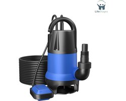 LifeStages - Dompelpomp Vuil Water - Afvalwater - Pomp 400W 7500L/H - Dompelpomp voor tuin - Fonteinpomp - Ontwateringspomp