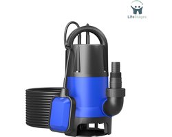 LifeStages - Dompelpomp Vuil Water - Afvalwaterpomp - 550W 10500 L/U - Dompelbare Tuinpomp - Fonteinpomp - Ontwateringspomp