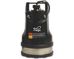 Mega Vlakzuigpomp  gietijzer 1" buitendraad 230V zwart