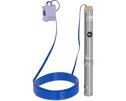 MSW - Dompelpomp - 95 mm / 3.75'' - 10 800 l/u - 1100 W - 20 m kabel / 51 m opvoerhoogte - RVS