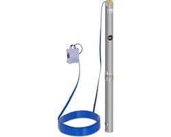 MSW - Dompelpomp - 95 mm / 3.75'' - 10 800 l/u - 2200 W - 20 m kabel / 91 m opvoerhoogte - RVS