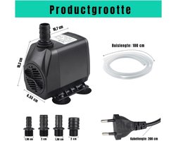 RWB® Dompelpomp Zwembad - Dompelpomp - Dompelwaterpomp - 2500L - 45Watt