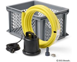 Sicce Ultra Zero set VIP (5m slang 3/4" - slangtule - slangklem - krat) - vlakzuiger - kelderpomp - vlakzuigpomp - Plug&Play set