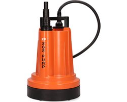 SOS PUMP ® Vlakzuigende Dompelpomp – Vlakzuigend tot 2 mm – Inclusief Slangtule & Terugslagklep – Dweilpomp – Kelder – Wateroverlast