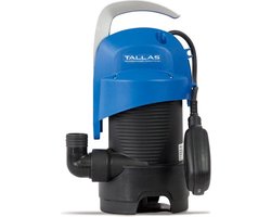Tallas D-DW 400 Vuilwaterpomp / Dompelpomp - 8400l/u - 440W - Opvoerhoogte 7 m - Vuil tot Ø30mm - Met Vlotter