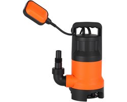 VEVOR 650W dompelpomp, 15.000 l/u, PP-GF20 vuilwaterpomp voor afvalwater, vuil water en schoon water met automatische vlotterschakelaar, opvoerhoogte 8 m, voor zwembaden, vijvers en overstroomde gebieden