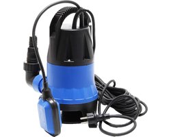 VIN® Dompelpomp Vuil Water en Schoon - Vlakzuigpomp 550W– Dweilpomp – Gemakkelijk en Praktisch – Waterpomp Elektrisch – Duurzaam – 10500L Per Uur - Blauw