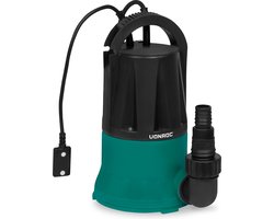 VONROC Dompelpomp / vlakzuigpomp / dweilpomp – tot 1mm met sensorschakelaar – 400W – 6000l/h – Voor schoon water