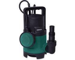 VONROC Dompelpomp – Vuilwaterpomp - Waterpomp - 400W – 8000l/h – Voor vuil- en schoonwater – Met vlotter