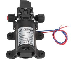 Waterdrukmembraanpomp - DC 12V Waterpomp - Zelfaanzuigende Waterpomp - 0,9mpa - 6L/min - Hogedrukmembraanwaterpomp - Boosterpomp Met Drukschakelaar Voor Reinigen - Spuiten