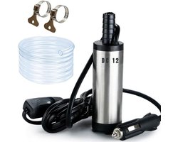 Zylo® Waterpomp 12V - Dompelpomp 12 Volt - Zilver - ‎24cm x 22cm x 10cm
