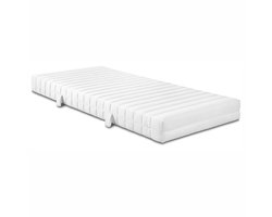 Bodyprotect 90 x 200 cm pocketveringmatras Comfort Line | matras met pocketvering | hardheidsgraad 2 | 7 zones | Made in EU | afneembare hoes, wasbaar op 95 graden | 90 x 200 x 16 cm | wit