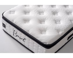 BSS Bedding Basel - Matras - Orthopedisch Matras - 90x200 cm - 30 cm Dik - 7 Zones - Geïntegreerde Topmatras - Hypoallergeen