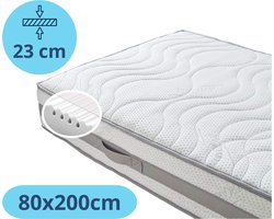 Densi HR - Matras - 80x200 - Orthopedisch Koudschuim - 7 Comfortzones - Medisch & Ventilerend - Anti-Allergisch - Stevig en Comfortabel - 23cm dik