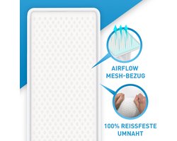 FLIPLINE liefdesbrug voor matrassen met scheurvaste hoes NIEUW 2024 [200x18cm] voor gezinnen en koppels dubbel ligvlak zonder bijstellen in 2 minuten - matraswig scheurvuller matrasbrug