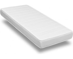 Koudschuim HR55 - Matras - 80x160 x 14 cm - Medium + Bamboo tijk
