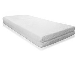 Koudschuim NL Matras - 90x200 - 17 cm dik - Anti-Allergie - Afritsbare en wasbare hoes