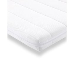 Ledikant matras 60x120 - Matras van koudschuim - Baby matras 60x120cm ademend en hygiënisch - Wasbare hoes - Baby matras stevig ligcomfort - Hoogte 5 cm