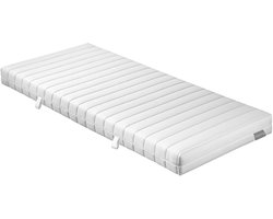 liebling 90 x 200 cm pocketveringmatras | hardheidsgraad 2 | orthopedisch matras met ergonomische 7 zones | Made in EU | afneembare tijk van microvezel, wasbaar op 95 graden | wit