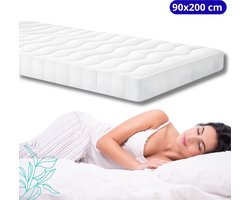 Maan matras ® - Matras 90x200 - 20cm dik - HR Koudschuim - Afneembare tijk wasbaar - 90x200 cm